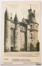 Old Vintage Postcard Château de Fougères-sur-Bièvre 20th Century France #NT165 picture