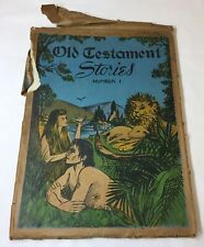 vintage Sunday School packet ~ OLD TESTAMENT STORIES #1 ~ 9x12 inches picture