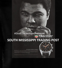 2017 Print Ad for TAG Heuer Carrera Watch w/ Muhammad Ali picture