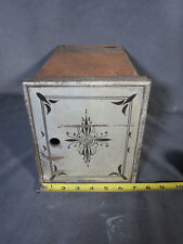Antique  Meilink, Mosler or Hall Safe Interior Pin Striped Jewelry Box Valuables picture