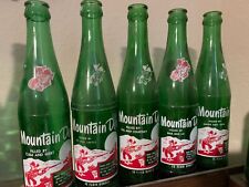 Lot of 5 Vintage Mountain Dew Bottles w/ Unique Names picture