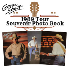 George Strait - Original 1989 Tour Souvenir Program Photo Picture Book w/ Insert picture