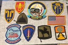 Lot Of (10) Military Patch Navy Traron-10, Army, Operation Homecoming, USA Flag picture
