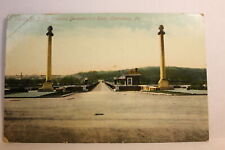 Postcard Market St. Bridge Crossing Susquehanna River Harrisburg PA C15 picture