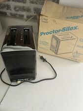 Vintage Proctor Silex 2 Slice Toaster T204B Working Made in USA Chrome picture
