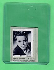 Orson Welles  1963  Kras Yugoslavia  Film Star Card Rare picture