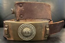 Imperial German, WW 1, Rare, 𝗔𝗿𝗺𝘆 Telegraph Unit Belt & Buckle picture
