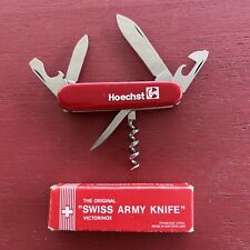 VINTAGE  VICTORINOX  1970s HOECHST SAK NEW WITH OLD CROSS BOX # 219 EXCELLENT picture