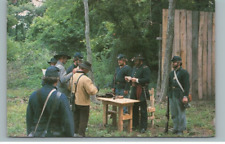 Postcard Civil War Reenactment Point Lookout State Park Scotland Maryland 1996 picture