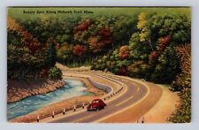 Mohawk Trail MA- Massachusetts, Beauty Spot, Antique, Vintage c1985 Postcard picture