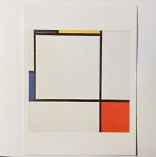 Vintage Phaidon Press Postcard “Composition” Piet Mondrian Abstract Pattern P2 picture