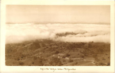 Real Photo RPPC AZO Postcard c1924-1949 Fog in Valley of Mt. Hamilton California picture