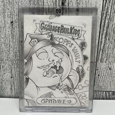 2013 Garbage Pail Kids Sketch Dave Dabila Security Tabby Card picture