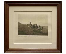 Edward S Curtis Copper Plate Photogravure Print Scouts Cheyenne Native American picture