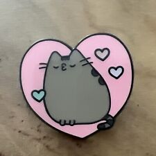 Pusheen the Cat Heart Pin Trading Japanese Grey Cat Hearts Valentine's Love picture