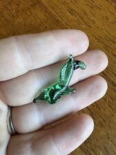 Eccentric Unique Green Horse Teeny Tiny Miniature Hand Made Lamp work Art Glass picture