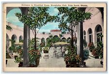 c1950s Entrance to Breakfast Room, Everglades Club, Palm Beach FL Postcard picture