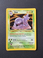 Muk 13/62 Rare Holo Pokemon Card. Fossil Set. Near Mint  picture