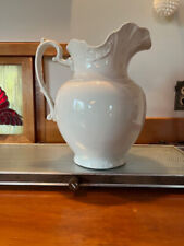 Antique Victorian Wash Pitcher Large , One Chip, Unmarked picture