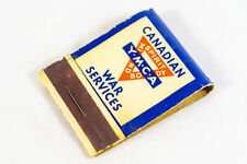Canadian YMCA War Services Strike Rite Matches Matchbook Cover UNUSED picture