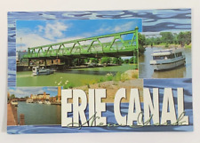 Along the Erie Canal New York NY Multiview Postcard Unposted picture