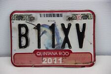 2011 MEXICO QUINTANA ROO MEXICO MOTORCYCLE LICENSE PLATE  B11XV Swordfish picture