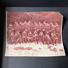1972-1975 CFB Gagetown Basic Infantry Military Training Large Photograph Signed picture