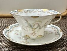 Antique H&Co France Tea Cup And Saucer For E. Offer New Orleans Late 1800’s picture