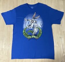 BUGS BUNNY Size LG Six Flags Amusement Park MAGIC MTN rollercoaster T-Shirt NWT picture