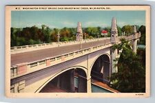 Wilmington DE-Delaware, Washington Street Bridge Vintage Souvenir Postcard picture