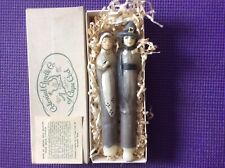 VINTAGE PAIR OF PILGRIM CANDLES COLONIAL CANDLE CO. CAPE COD picture