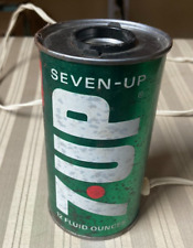 Vintage 1970s 7-UP The Uncola Soda Can Lamp Light - Working picture