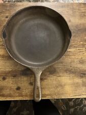 Vintage Unmarked Wagner Ware No. 10  Cast Iron Skillet - 11 3/4” Made in USA  picture