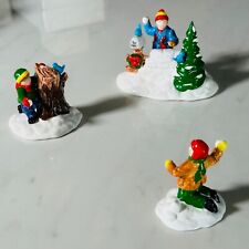 Department 56 Dept Snow Village Snowball Fort Set of 3 54143 picture
