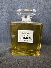 CHANEL No 5 Paris LARGE GLASS DUMMY Factice Vintage PERFUME Bottle 10