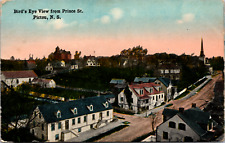 Bird's Eye View From Prince St. Pictou, Nova Scotia, Vintage Postcard picture