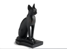 Vintage Metropolitan Museum of Art Black Sphynx Egyptian Cat Statue picture