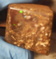 Australian Boulder Opal, Large Freeform Square Shape Pendant 175.00ct VIDEO picture