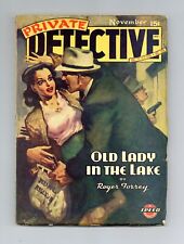 Private Detective Stories Pulp Nov 1944 Vol. 15 #6 FN picture