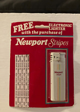Newport Stripes Cigarettes Lighter New in Package VINTAGE picture