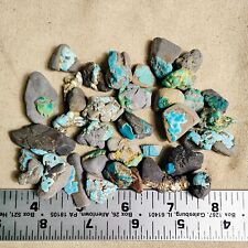 Natural Lone Mountain Turquoise Rough Stone Nugget Slab Gem 100 Gram Lot 41-10 picture