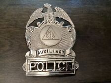 Vintage Rare Obsolete Auxiliary Police Civil Defense Badge picture