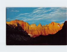 Postcard Towers of the Virgin from Visitor Center Zion National Park Utah USA picture