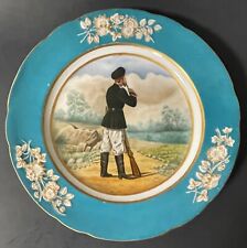 Antique 1796-1855 Imperial Russian Porcelain Factory Cabinet Military Plate picture