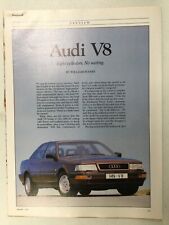 MISC2007 Vintage Article Preview 1989 Audi V8 Jan 1989 5 page picture