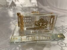 ❤️Vintage TBN Bible Verse Cards Crystal Holder Trinity Broadcasting Networks picture