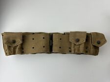 Pre-WWI US Army M1903 Mills Infantry Cartridge Belt Rimless Eagle Snap 9 Pockets picture