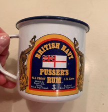 British Navy Pusser's Rum Tin Cup.  Pusser's Company Store Annapolis, Maryland picture