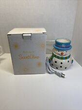 Opened Partylite Scent Glow SNOWMAN Electric Melts Warmer picture