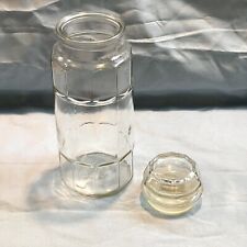 Vintage 1978 Anchor Hocking Planters Mr. Peanut Clear Glass  Jar With Lid picture